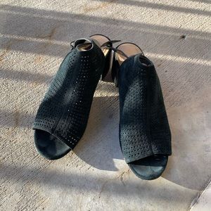 Gunmetal Darcy black heeled sandal